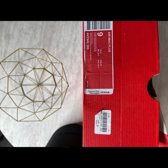 SOLD!SOLD!SOLD! NIKE AIR MAX PLUS HYPER JADE/FLASH CRIMSON-OBSIDIAN SHOES - Picture 10 of 10